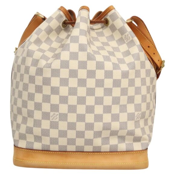 LOUIS VUITTON Damier Azur Noe Shoulder Bag N42222 LV Auth 123746 - Picture 2 of 16